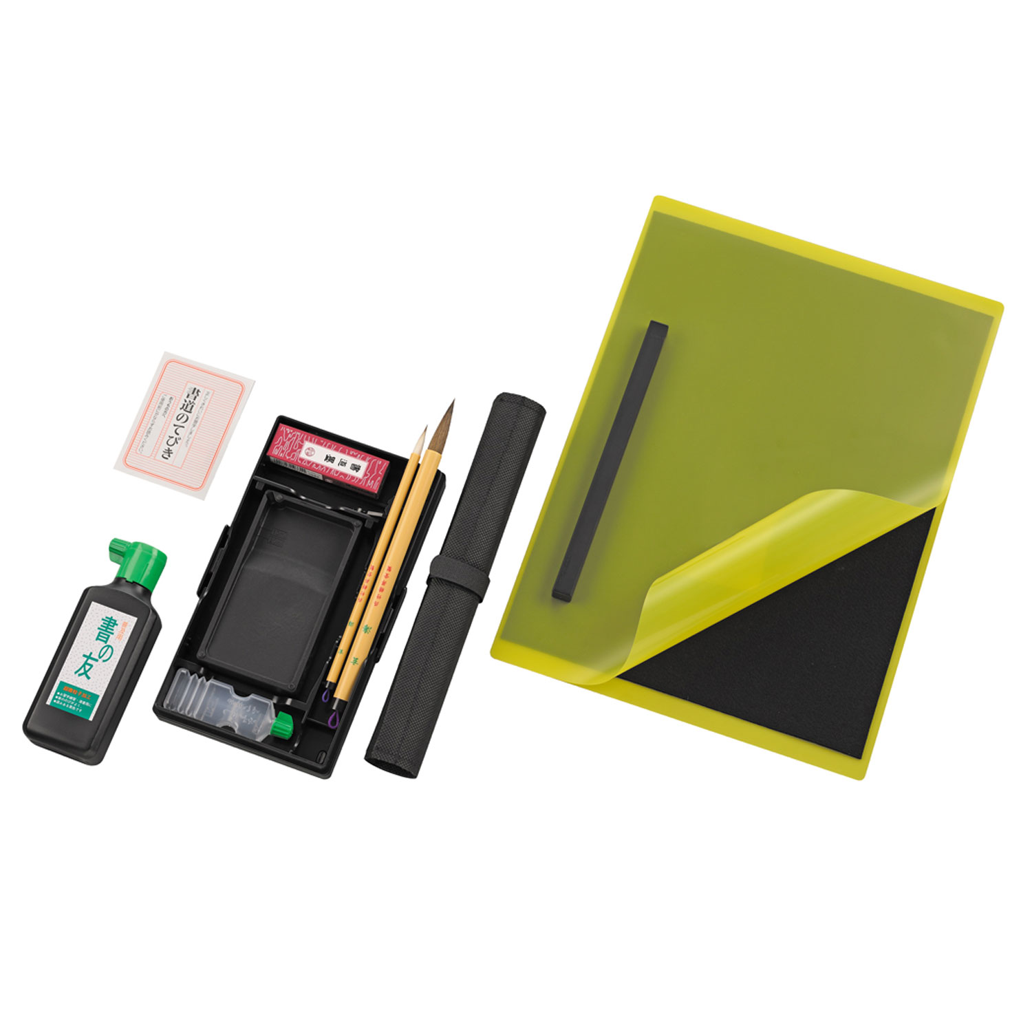 ビッツ&ボブの【取り寄せ品】呉竹 Kuretake 書道セット グレー GC191-12｜アングル2