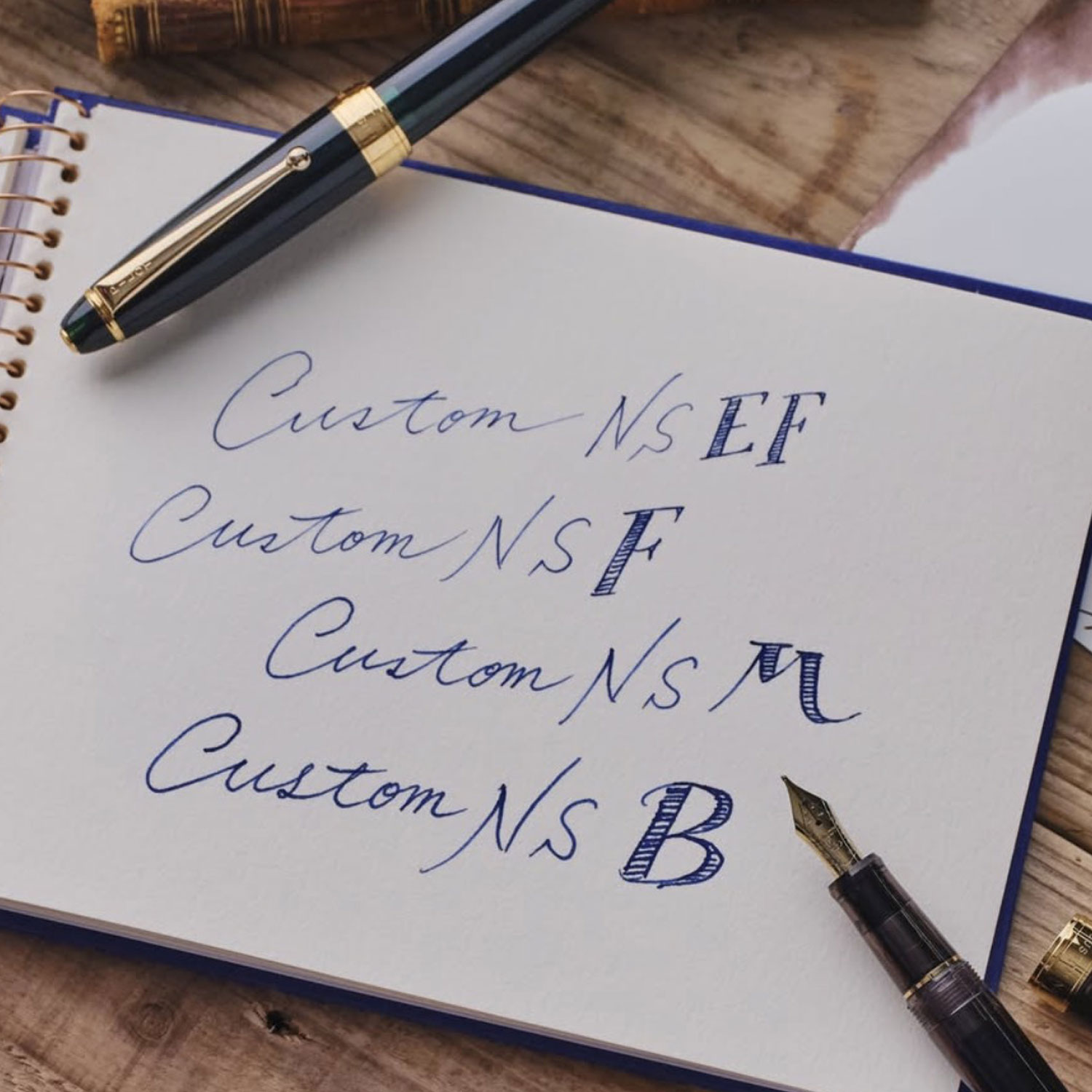 【マラソン中当店ポイント10倍 】 【取り寄せ品】PILOT パイロット CUSTOM カスタムNS 万年筆 ネイチャーグリーン FKNS-1-G 全4種から選択