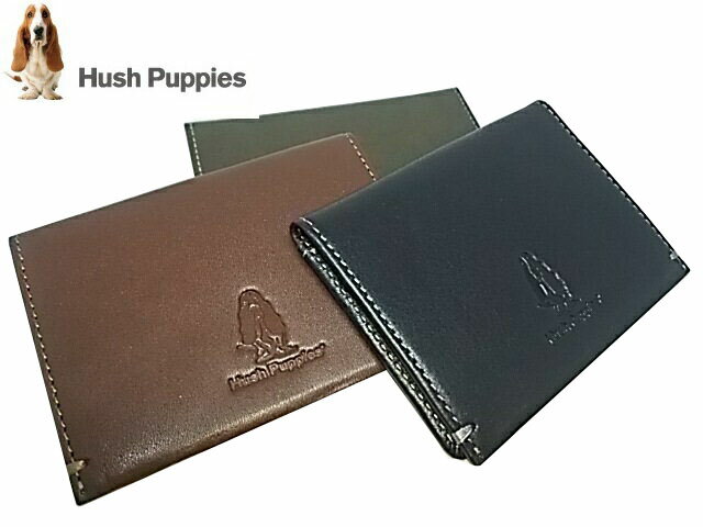 カードがたくさん入るパスケース 人気ブランド Hush Puppies お洒落な定期入れ 使いやすい デザイン ハッシュパピー ウィン 定期入れ 本革 定番のお歳暮 冬ギフト オール革 薄マチ 男女兼用 プチプラ 免許証入 犬 Puppies Hush パスケース 人気 F カード入れ