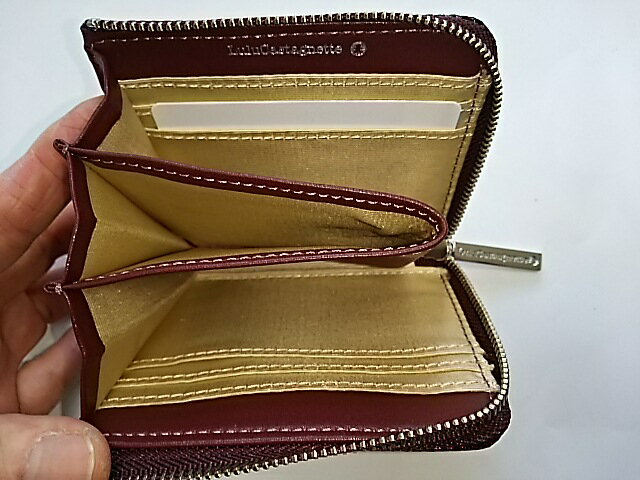 二つ折り財布 レディース 本革 L字ファスナー ルルカスタネット ダイヤ柄 ポケット式小銭入れ 薄マチ キャッシュレスプチプラ コンパクト 可愛い 小さい財布 母の日 ギフト