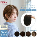 【S / M サイズ有 ★プリシラ公式限定】ウィッグ ショート 人毛ミックス ルナショート PRISILA Limi LA-001 フルウィッグ 医療用ウィッグ 医療 おすすめ オールウィッグ 耐熱 自然なつむじ かつら 軽量 全頭かつら レディース おしゃれ メッシュキャップ 自然 M.wig