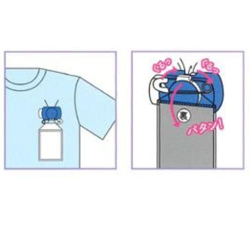 名札 クリップ 小学生 幼稚園 安全ピン 服に穴が開かない かわいい