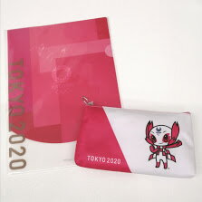 クリアファイル 東京オリンピック2020 公式グッズ ペンケース 筆箱