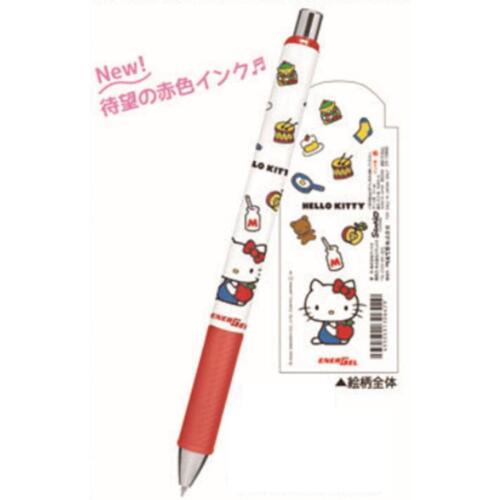 ハローキティ ボールペン 赤 エナージェル