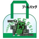 大人気Minecraftのプールバッグです。 レジャーやお出かけにとっても便利。 絵柄の背景はクリア。 ダブルファスナーで開け閉めしやすい ▼3種類よりお選びください。 ・ブラック×エンダードラゴン ・グリーン×クリーパー ・ブルー×水中 ●サイズ：H24×W33×D11cm ●持ち手の長さ：約40cm ●素材：PVC