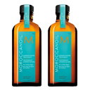 正規品 MOROCCANOIL(モロッカンオイル) 2本セット モロッカンオイル トリートメント 100ml (アルガンオイル配合 ヘアオイル) 洗い流さないトリートメント スタイリング