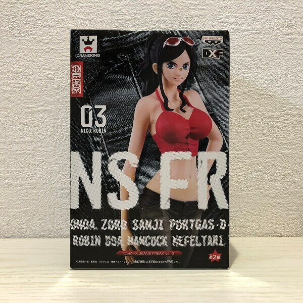 ワンピース　フィギュア　ONE PIECE　DXF　JEANS FREAK　vol.3　NICO.ROBIN　全2種　A　ロビン　バンプレスト【未開封】【代引き不可】