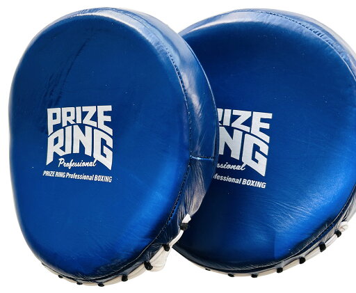 PRIZE RING/プライズリング 軽量 ボクシング用ミット ネイビー/白 S (縦20cm), M(縦23cm) PRIZE RING/プライズリング 軽量 ボクシング用ミット ネイビー/白 S (縦20cm), M(縦23cm)