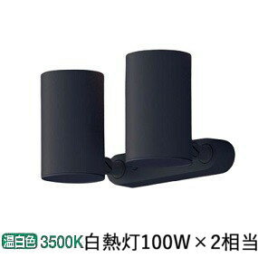 パナソニック スポットライト 屋内用 100形X2相当 拡散　温白 LGS3301VLB1 工事必要