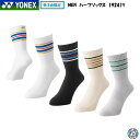 【受注会限定】【単品3足までメール便可】MEN メンズ ハーフソックス YONEX バドミントン テニス ソックス 19241Y 2025春夏 2025SS 靴...