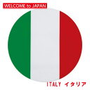 【期間限定クーポンあり】国旗コースター ワールドフラッグコースター イタリア ITALY メール便対応