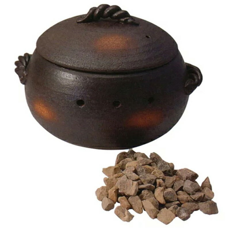 石焼き芋鍋 丸型 (大) 焼き芋器 家庭用 萬古焼 焼いも 器 壺つぼ石焼きいも 石やきいも
