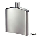 ステンレス スキットル ヒップフラスコ 200ml バッカス