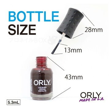 オーリー ＜ORLY JAPAN 直営店＞ ネイルラッカーmini 【5.3mL】 全232色 1色限定お試し ガチャガチャキャンペーン