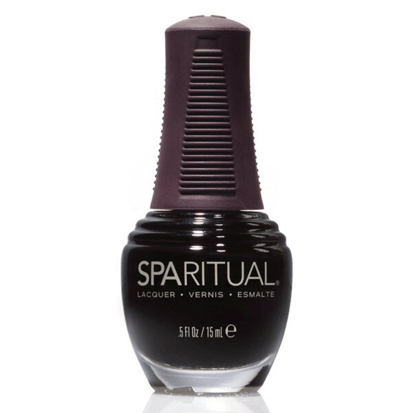 SpaRitual スパリチュアル ネイルラッカー 品番 80142 ストリートスマート 15mL ブラック 【SpaRitual JAPAN 直営店】