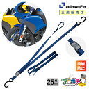 【メーカー直送】 BK-CP 大型バイク用タイダウン(カム式)+ SF ソフトフックセット バイク固定用 トラック輸送 オールセーフ allsafe