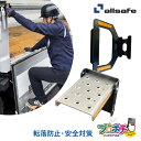 【お買い物マラソン】【ポイント5倍】【メーカー直送】 AS-TR D-GRIP あおりステップ&脱着式アシストグリップセット 安全対策 荷台 昇降設備 トラック用品 足場 転落防止 はしごより楽々設置 オールセーフ/allsafe