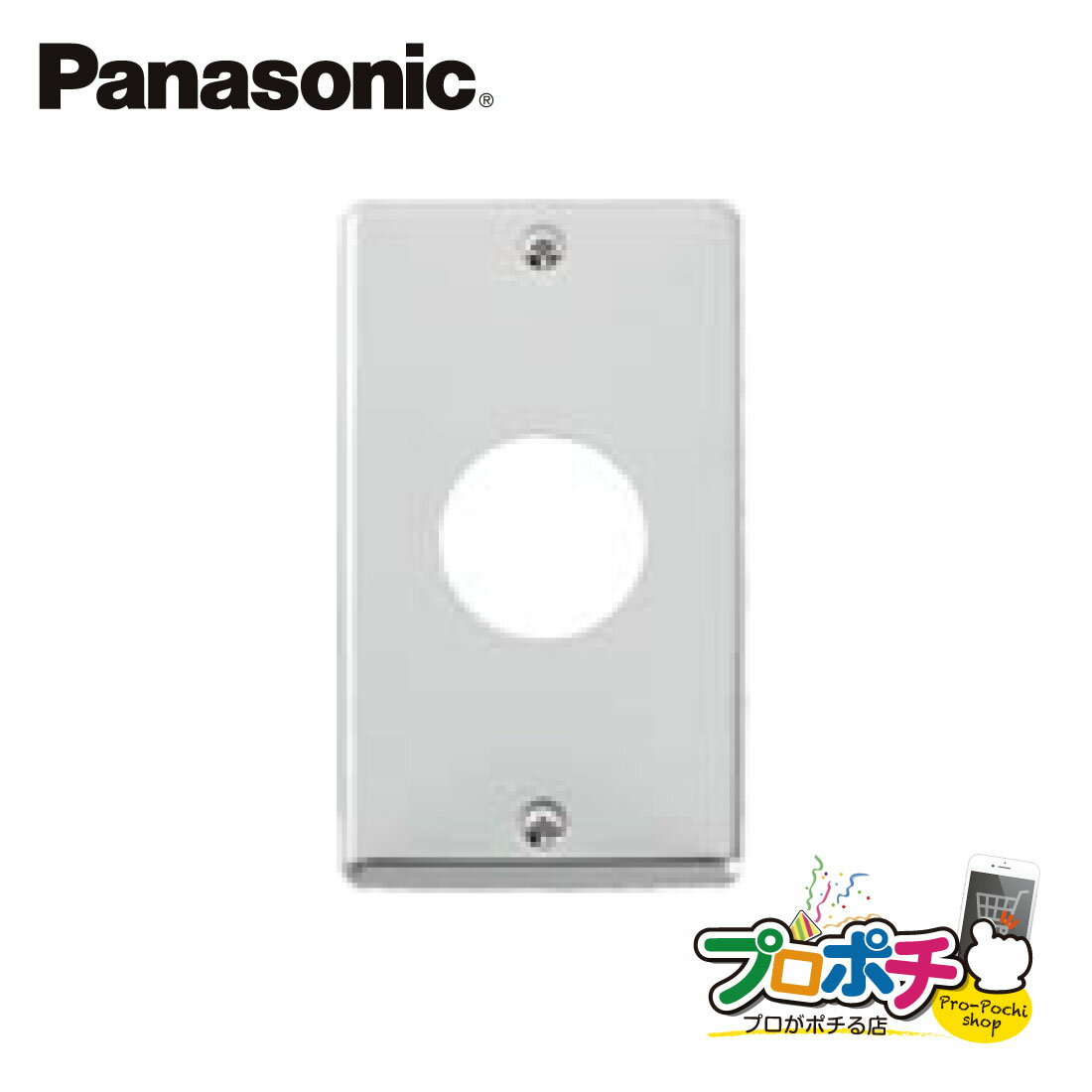 【提携倉庫発送】【法人様・個人事業主様限定】 WN9613K 10個セット ステンレス 埋込コンセントプレート Panasonic パナソニック