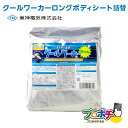 【在庫有】つめかえ用 クールワーカー ロングボディシート 1袋100枚入(1600ml) 冷感 ボディシート ひんやり 冷却 クール 大容量 持続 汗拭きシート...