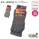 【5のつく日】【5%OFFクーポン】【在庫有】アソート 2P 5本指 1セット 5セット 綿混 モク カカト付 SB403 杢 防寒発熱ソックス WORKS H...