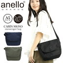 【SALE 20%OFF】 アネログランデ ショルダーバッグ anello GRANDE メンズ レディース メッセンジャーバッグ CABIN-MONO キャビ...