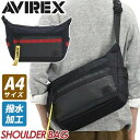 アヴィレックス ショルダーバッグ AVIREX アビレックス メンズ レディース ショルダー 舟形ショルダー ボートショルダー 肩掛け A4 通勤 通学 おしゃれ 大人 シンプル ビジネス 黒バッグ ブラック 軽量 SUPER HORNE ス-パーホーネット AVX602