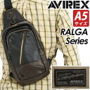 アヴィレックス ボディバッグ AVIREX メンズ レディース アビレックス 縦型 ボディーバッグ スリングバッグ ワンショルダー ボディ バッグ サブバッグ ...