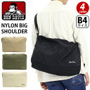 【SALE 10%OFF】 ベンデイビス ショルダーバッグ BEN DAVIS スクエア ナイロンビッグショルダー バッグ 軽い かばん メンズ レディース ユ...