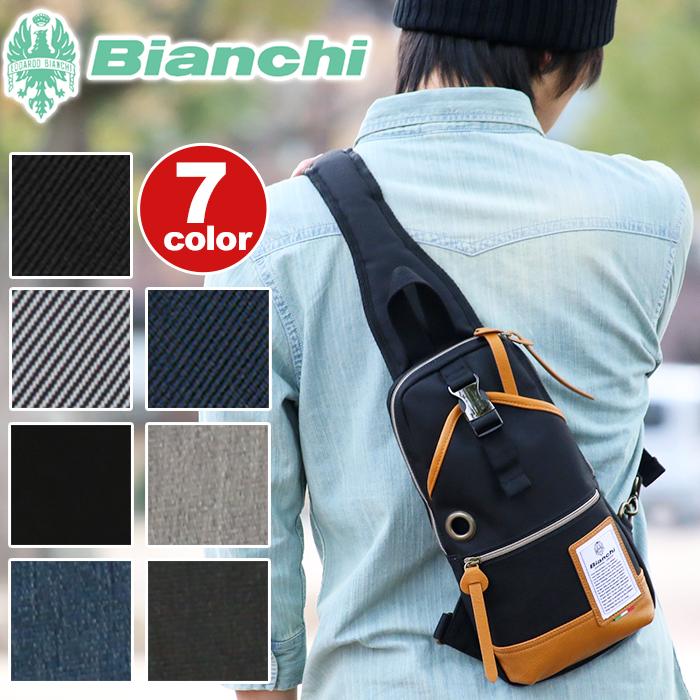 Bianchi ボディバッグ メンズ ボディバッグ Bianchi ビアンキ 送料無料 ボディバッグ ワンショルダー ショルダーバッグ 斜め掛けバッグ メンズ レディース 通学 通勤 NBTC-01