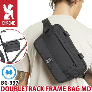 CHROME INDUSTRIES クローム インダストリーズ ボディバッグ DOUBLETRACK FRAME BAG MD ダブルトラック フレーム バッグ 正規品 防水仕様 メンズ ショルダーバッグ 自転車 ロードバイク アウトドア 旅行 レジャー 斜め掛け ブラック 4L BG337