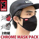 【SALE 35%OFF】 CHROME INDUSTRIES クローム インダストリーズ マスク 【2枚セット】 布マスク 洗える コットンマスク メンズ レ...