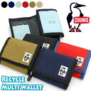 CHUMS チャムス Recycle Multi Wallet リサイクルマルチウォレット メンズ レディース 財布 二つ折り財布 正規品 二つ折 ウォレット レニュー ボタン開閉 小銭入れ付き カードポケット ブラック カジュアル コンパクト 軽量 男女兼用 CH60-3569 【NKP】