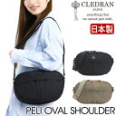 CLEDRAN クレドラン ショルダーバッグ レディース メンズ 日本製 正規品 ミニショルダー ショルダー バッグ ボディバッグ 小さい 斜め掛け 斜め掛けバッグ 斜め掛けカバン 肩掛け 女性 男性 おでかけ 大人 カジュアル おしゃれ 黒 軽い 上品 PELI OVAL SHOULDER ペリ CL3689(4)