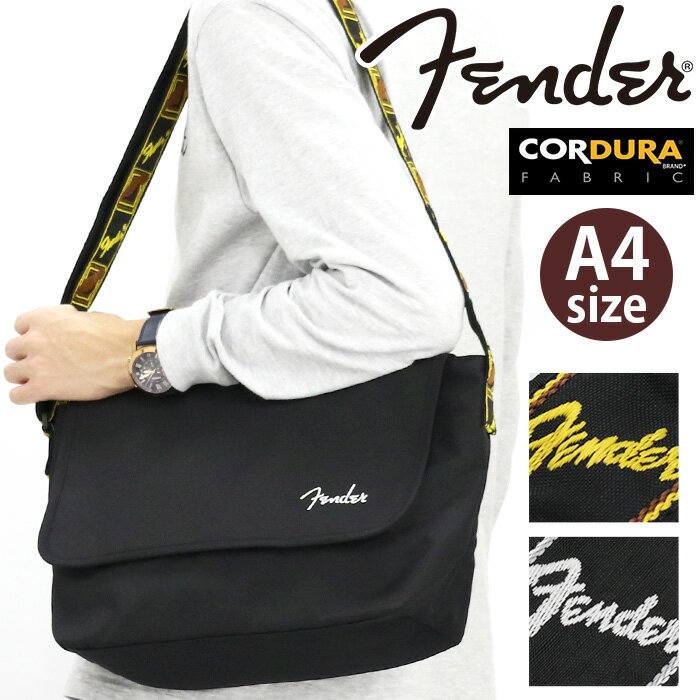 其它 - 【4/25限定★2人に1人最大全額Pバック！】 フェンダー ショルダーバッグ Fender フラップタイプ フラップショルダー(L) かばん バッグ 肩掛け 斜め掛け A4 丈夫 シンプル カジュアル ロゴ 大人 メンズ 男性 かっこいい お出掛け 旅行 街用 タウンユース 通勤 通学