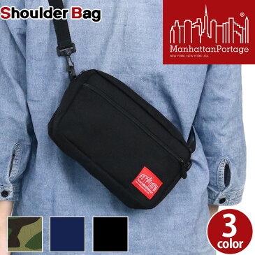 ManhattanPortage マンハッタンポーテージ ショルダーバッグ ジョガーバッグ Jogger Bag 正規品 ポーチ 小物入れ ショルダー 斜め掛け 斜めがけ バッグ かばん ミニショルダー おしゃれ 2way メンズ レディース 男女兼用 ユニセックス ブラック MP1404L