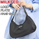 y2024Vz MILK FED. ~NtFh A.M GCG nhobO fB[X | 莝obO 莝Jo obO Jo ~jobO g[gobO ~jTCY 킢  Vv ubN  LOGO PLATE HANDBAG S v[g nhobO 103241053007