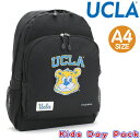 UCLA キッズリュック ユーシーエルエー キッズ 子供 子ども リュック 男の子 女の子 通園バッグ 通園リュック デイパック バックパック キッズバッグ キッズリュックサック 通園 通学 遠足 バッグ かばん ブラック 黒 かわいい おしゃれ A4 シンプル ブルーイン 20769066