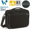 ワールドトラベラー ショルダーバッグ World Traveler メンズ 正規品 クロトS ショルダー バッグ ビジネスバッグ ブリーフケース 2way 手持...