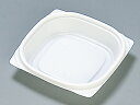 【1200枚入/ケース】 プラスチックカップ Fカップ W-15W 業務用 業者 セット 福助工業 114×114×21mm テイクアウト 使い捨て容器 惣菜 ...