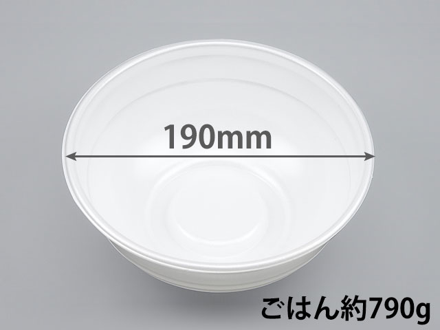 【600枚入/ケース】 使い捨て容器 VK-363丼大無地本体 シーピー化成 業務用 業者 どんぶり 発泡容器 テイクアウト 断熱 保温 汁物 うどん 84269