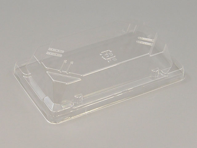 【50枚入/バラ】寿司容器蓋 CF寿司容器L 0.2 蓋 業務用 業者 中央化学 テイクアウト 246696