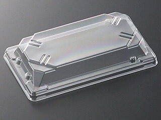 【1800枚入/ケース】寿司容器蓋 CF寿司容器L 0.4 蓋 業務用 業者 中央化学 テイクアウト 246700