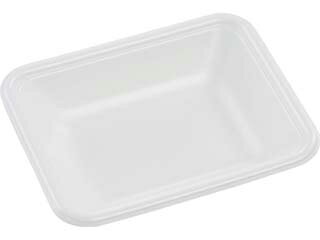 【3000枚入/ケース】食品トレー FLB-V12-30 W エコ 業務用 業者 147×120×30mm 発泡トレー エフピコ 249508