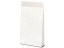 【100枚入/ケース】 マチ付き袋 2534 フラップバッグ 宅配袋 (白無地)S 215×65×330+50mm 紙袋 00308405 プロステ
