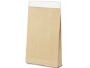 【100枚入/ケース】 マチ付き袋 2538 フラップバッグ 宅配袋 (茶無地)M 260×80×400+50mm 紙袋 00308413 プロステ