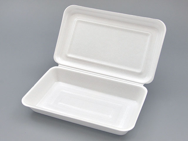 Rakuten - 【900枚入/ケース】 テイクアウト 弁当容器 嵌合パック大(L) リスパック 業務用 業者 使い捨て容器 発泡容器 346271