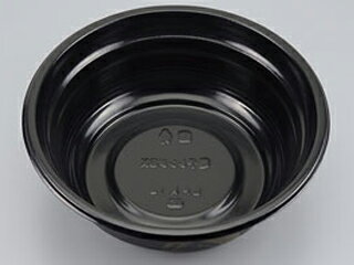 【600枚入/ケース】 使い捨て容器 BF丼14 黒つづみ本体 業務用 業者 シーピー化成 レンジ可 どんぶり テイクアウト 374154