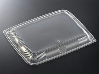 【50枚入/バラ】使い捨て容器蓋 HSA味里26-21 防曇蓋のみ 中央化学 業務用 業者 透明 弁当容器蓋 381960