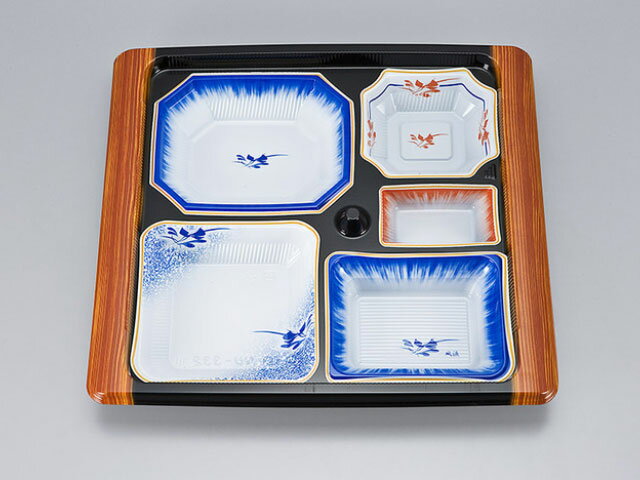 【320点入/ケース】 テイクアウト 弁当容器 NU-332 風流 業務用 業者 本体 シーピー化成 耐熱 使い捨て容器 会席 419309