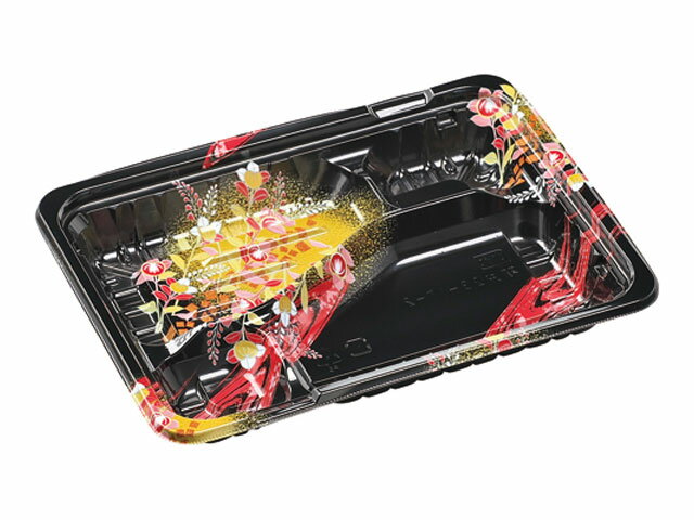 【800枚/ケース】使い捨て容器 テイクアウト MSD箱弁23-17-2 ゆうび赤 本体のみ 業務用 業者 弁当容器 エフピコ 469599